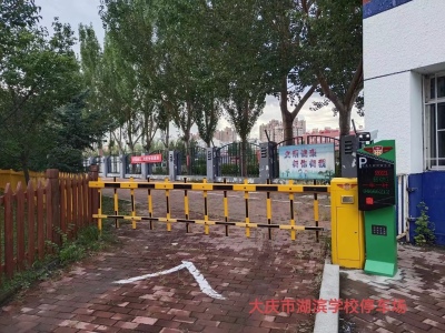 大庆市湖滨学校停车场