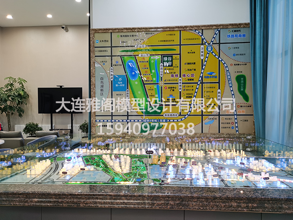 广东区位壁挂沙盘模型