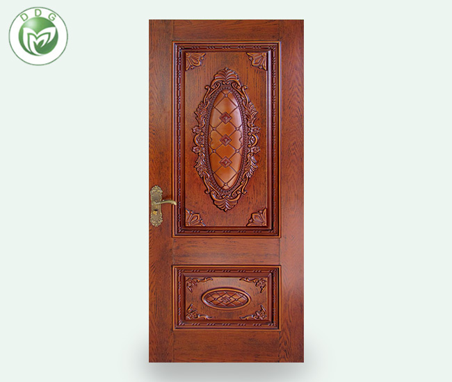 Magnesium fireproof solid wood door