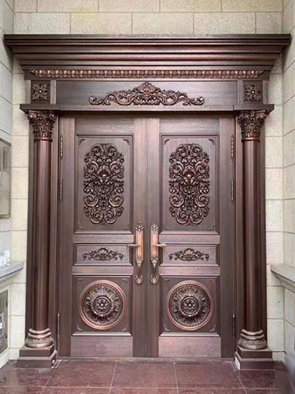 别墅欧式铜门