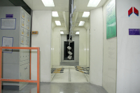 Interior of spray line