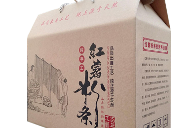 北京紅薯粉條食品包裝紙盒印刷
