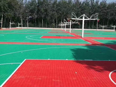 长安大学渭水校区-西安塑胶篮球场