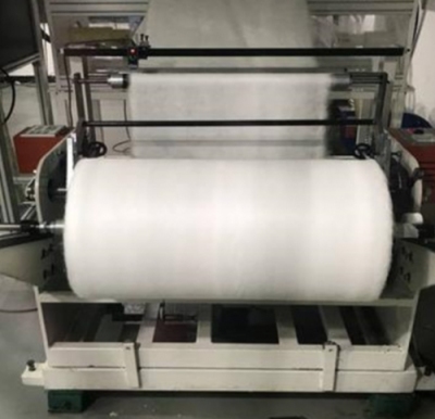 Production equipment for non-woven fabrics