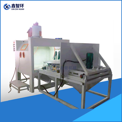 Automatic in and out of the mold sandblasting machine