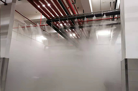 杭州國際博覽中心地下垃圾房高壓噴霧除臭系統項目
