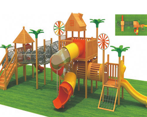 木制大型玩具组合滑梯