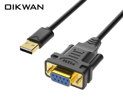 RS232 USB to DB9 F serial cable