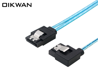 SATA to SATA Right Angle Solid State Drive Data Cable