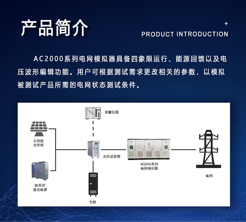 AC2000系列可回饋電網模擬器