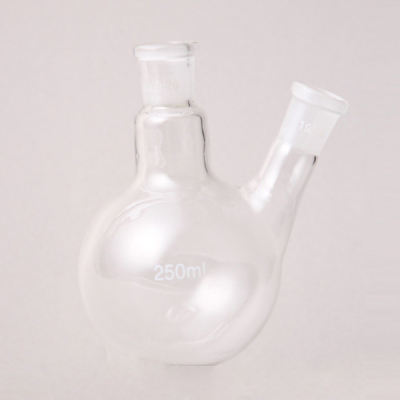 5003 Flask,oblique shape, with two necks standard ground mouth