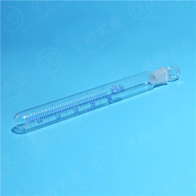 1238 Test Tube with graduation and ground-in glass stopper