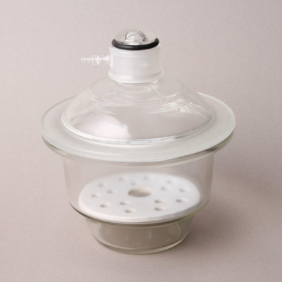 1354T Vacuum Desiccator with cover and sleeve and porcelain plate