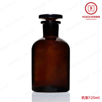1402J machine made brown small mouth reagent bottle