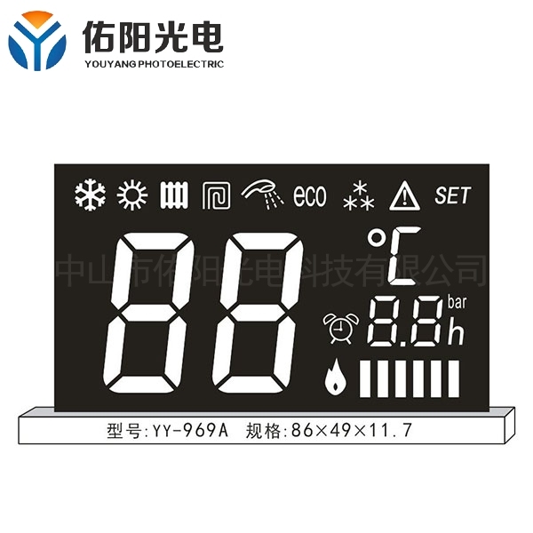 苏州热水器数码显示屏YY-969A