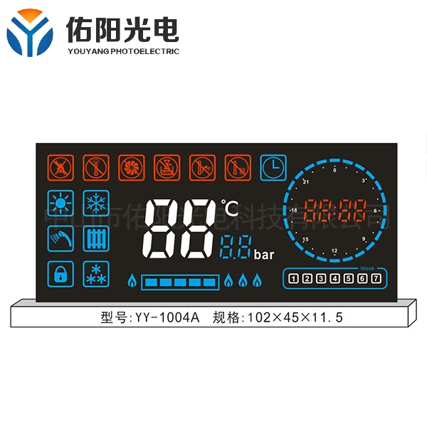热水器显示屏YY-1004A
