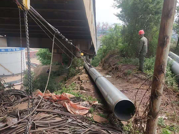Steam pipeline construction