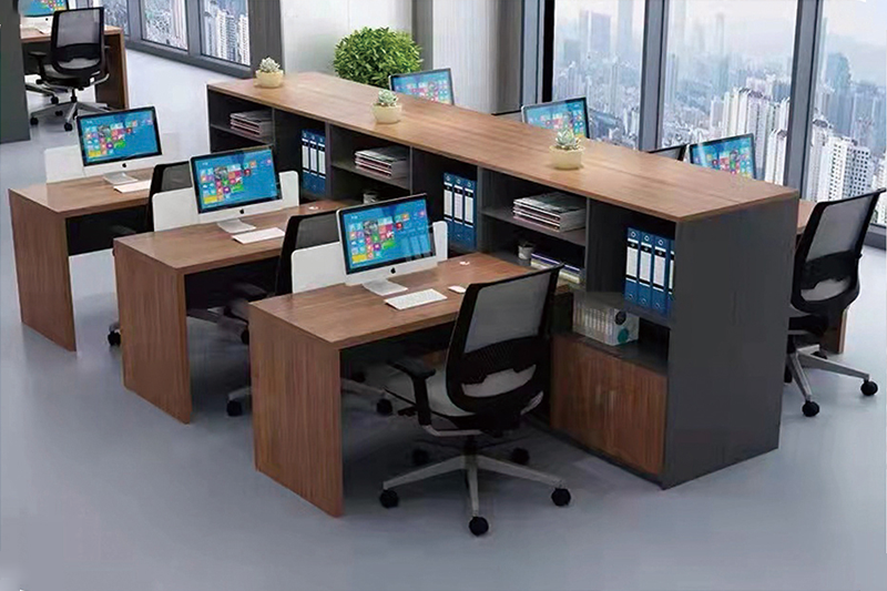 ZC-J004-名称：木制办公桌：规格-140-120-76cm