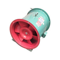 Axial-flow fire-fighting smoke exhaust ventilation fan (two-speed) HTF-II-A