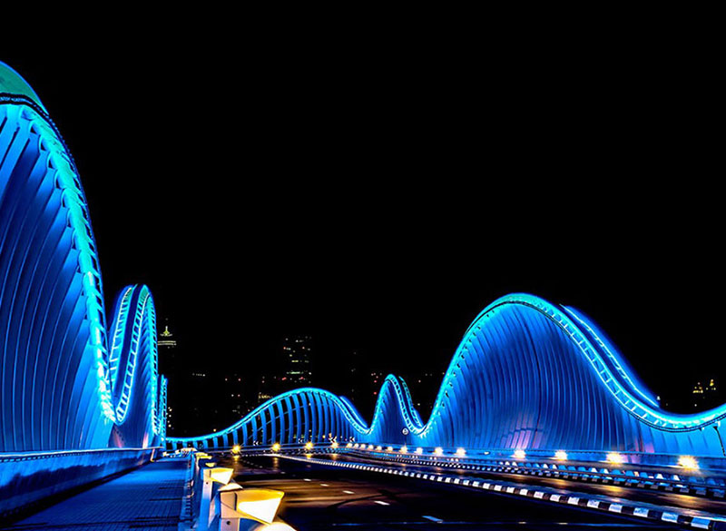 橋梁夜景觀照明設計