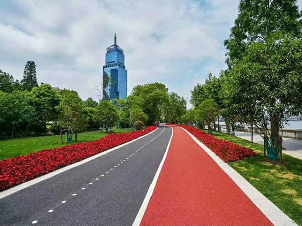 北京彩色防滑路面