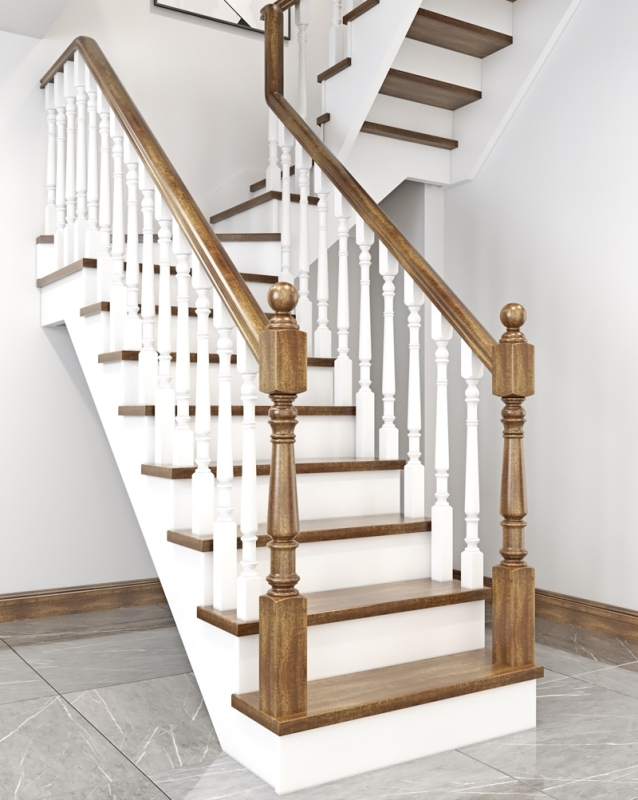 原木組裝樓梯設計