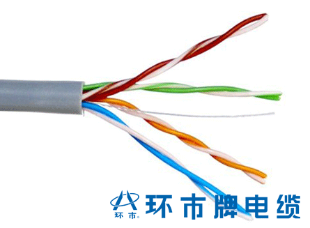 超五类聚烯烃绝缘聚氯乙烯护套水平对绞屏蔽电缆