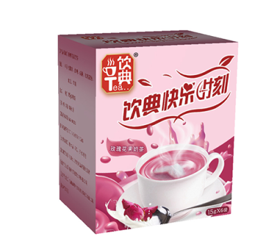 胶州玫瑰花味奶茶