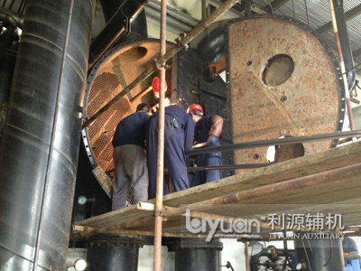 乌海化工凝汽器换热管改造工程