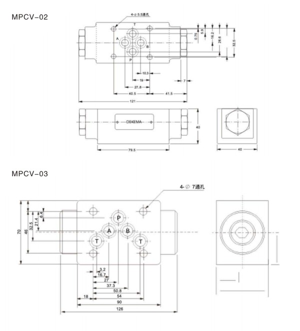 MPCV疊加式液控單向閥