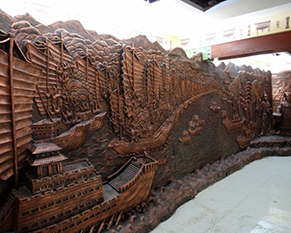 濮陽赤壁之戰鑄銅雕塑