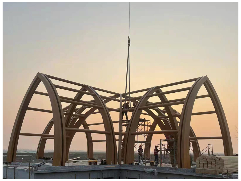 胶合木结构船屋