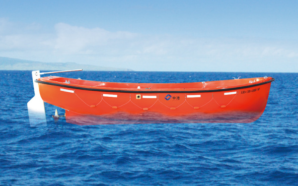 武漢開敞式玻璃鋼救生艇