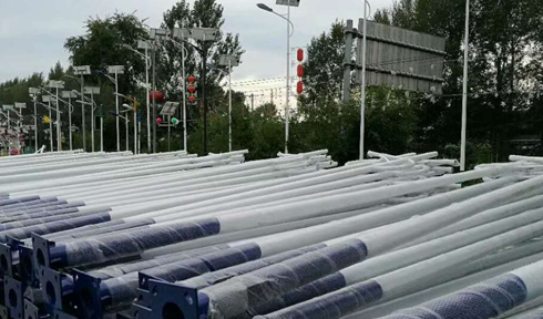 哈尔滨太阳能路灯厂生产基地——复产复工忙