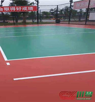 2021年—绵阳安州区体育公园硅pu球场