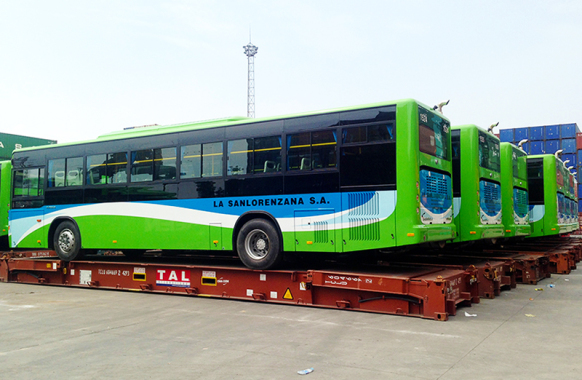 Qingdao to Asuncion: 20 buses