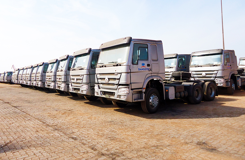 Sinotraffic transported 1,862 trucks to Lagos