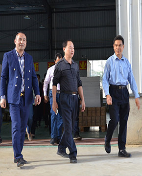 Vice Chairman Lei Hailiang of Chongzuo CPPCC visited Gato company for investigation and research