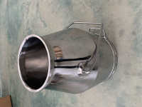 Stainless steel milk pail