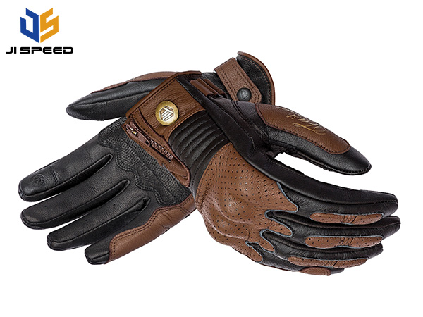 Motorcycle Gloves (Brown)