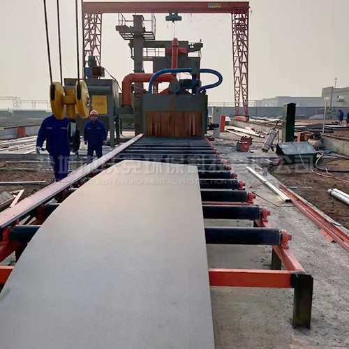 上海鋼板通過式拋丸設備