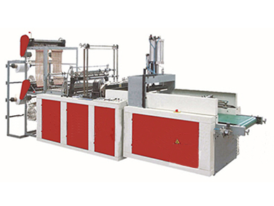 Fully automatic single-layer heat sealing and cold cutting punching bag making machine