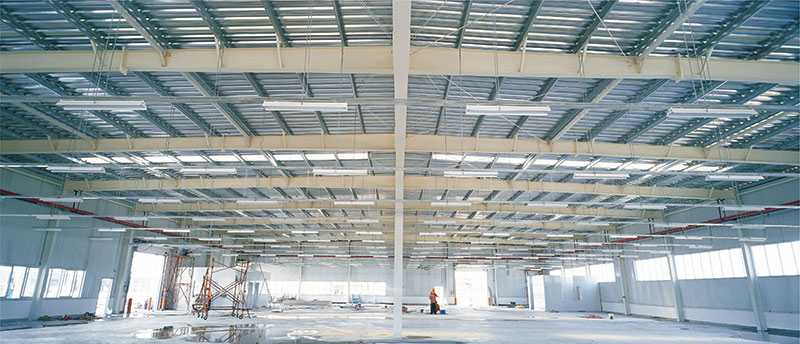 惠州雷士光電科技有限公司大跨度鋼結構廠房