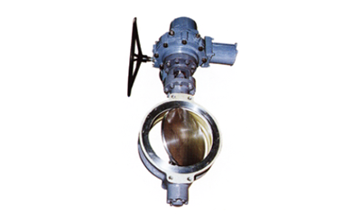 Double eccentric electric butterfly valve