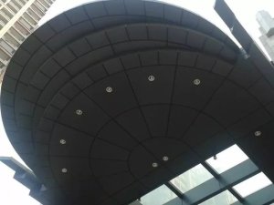 晋铝 | 惠州金沙世纪新城雨棚