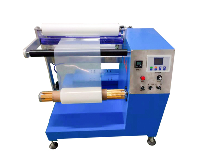 Automatic deviation correction dust removal rewinding machine