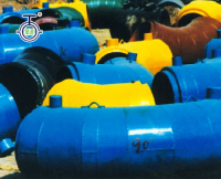 Jacketed cast basalt pipe