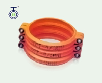 Forging clamp type flexible shoulder type pipe joint