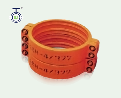 Forging clamp type flexible ring pipe joint
