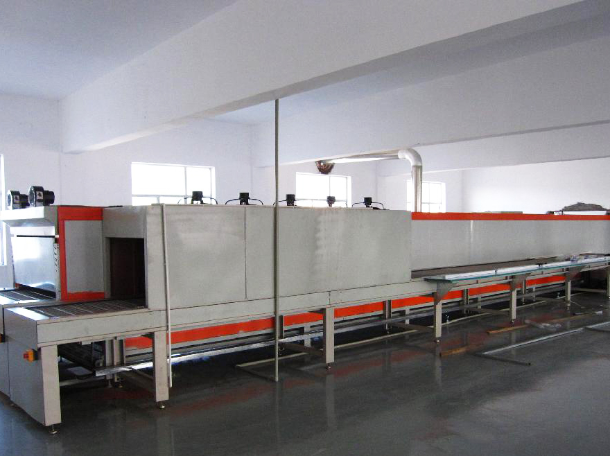 Coating line supporting processing equipment